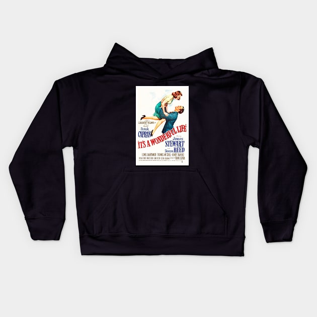 It's A Wonderful Life Kids Hoodie by RockettGraph1cs